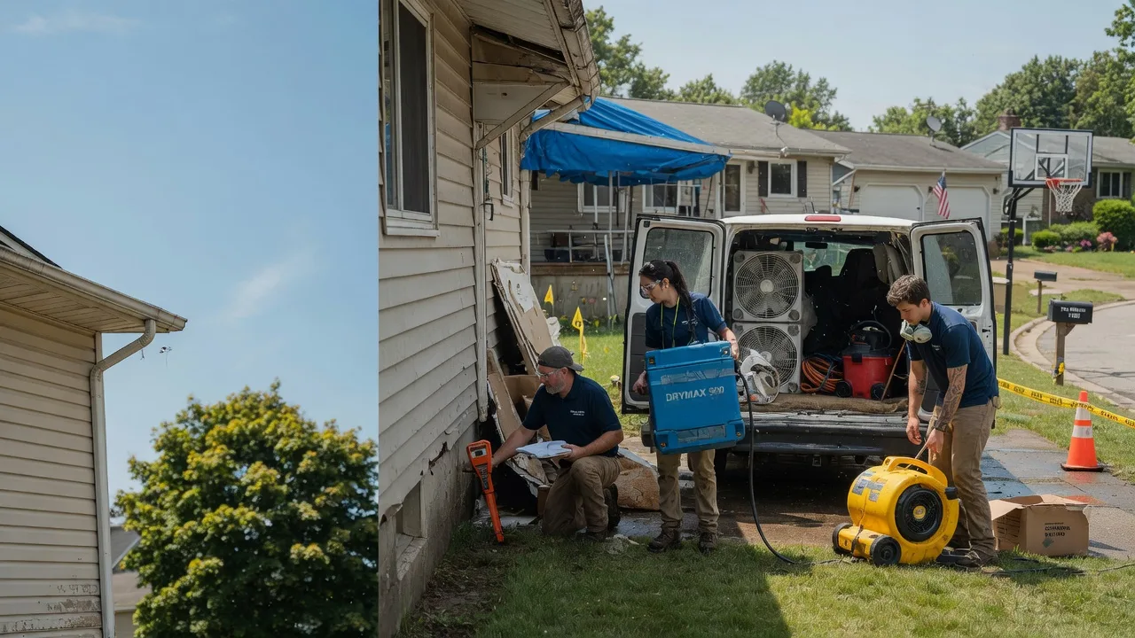 Ceiling Leak Cleanup in Tappen, ND near me
