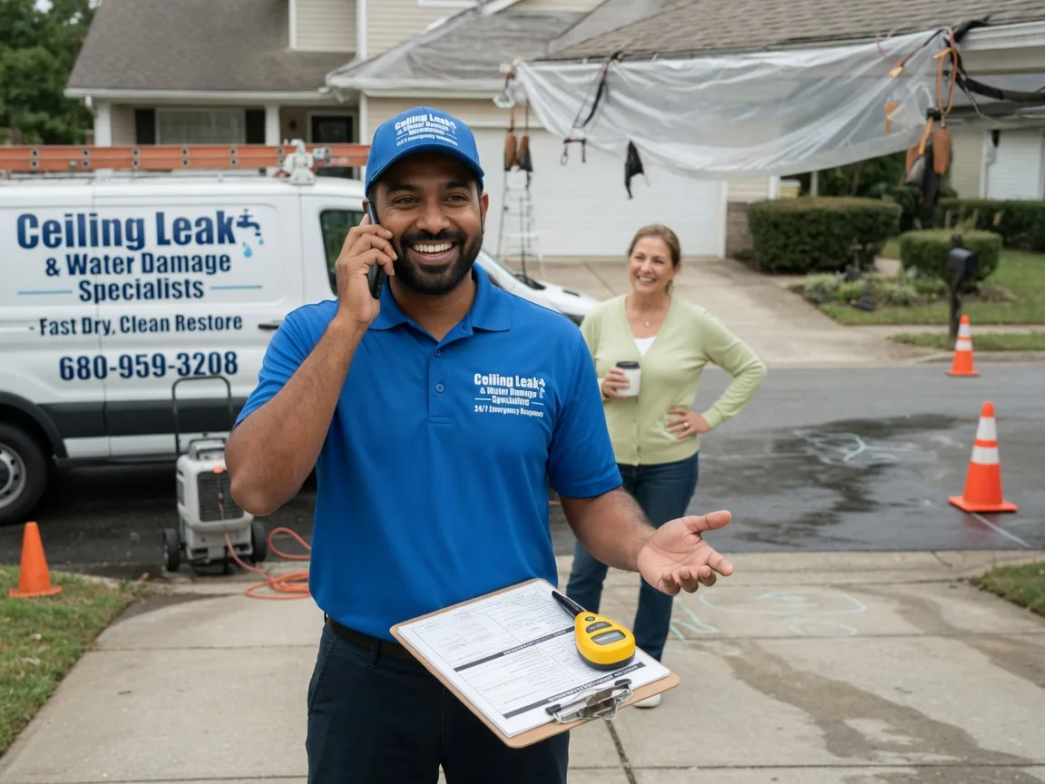 Ceiling Leak Cleanup Tappen, ND FAQs